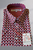 JOHN LENNON Mens Durham Short Sleeve Shirt - Red, MENS SHIRTS, JOHN LENNON, Elwood 101