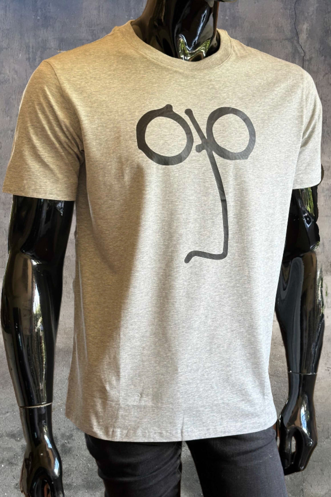 JOHN LENNON Mens Imagine T-Shirt - Grey Marle, MENS TEE SHIRTS, JOHN LENNON, Elwood 101