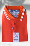 JOHN LENNON Mens Liam Polo Shirt - Orange, MENS SHIRTS, JOHN LENNON, Elwood 101