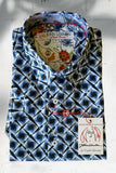 JOHN LENNON Mens Maldon Short Sleeve Shirt - Ocean, MENS SHIRTS, JOHN LENNON, Elwood 101