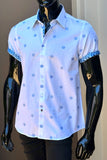 JOHN LENNON Mens Wrexham Short Sleeve Shirt - White, MENS SHIRTS, JOHN LENNON, Elwood 101
