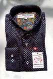 JOHN LENNON Mens Redish Long Sleeve Shirt - Magenta, MENS SHIRTS, JOHN LENNON, Elwood 101