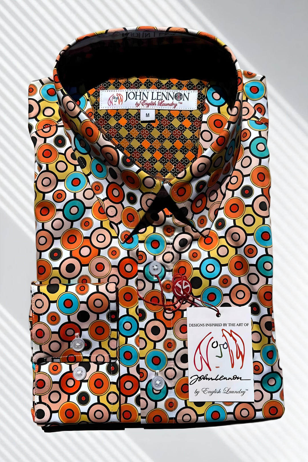 JOHN LENNON Mens Smithy Bridge Long Sleeve Shirt - Multi, MENS SHIRTS, JOHN LENNON, Elwood 101