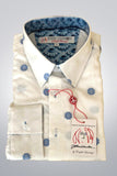 JOHN LENNON Mens Wrexham Long Sleeve Shirt - White, MENS SHIRTS, JOHN LENNON, Elwood 101