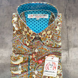 JOHN LENNON Mens Blyth Long Sleeve Paisley Shirt - Multi, MENS SHIRTS, JOHN LENNON, Elwood 101