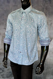 JOHN LENNON Mens Bridlington Paisley Shirt - Dust, MENS SHIRTS, JOHN LENNON, Elwood 101