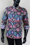 JOHN LENNON Mens Dover Long Sleeve Paisley Shirt Multi, MENS SHIRTS, JOHN LENNON, Elwood 101