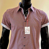 JOHN LENNON Mens Hartley Short Sleeve Shirt - Cobalt, MENS SHIRTS, JOHN LENNON, Elwood 101