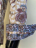 JOHN LENNON Mens Highcliffe Long Sleeve Shirt Latte Paisley, MENS SHIRTS, JOHN LENNON, Elwood 101