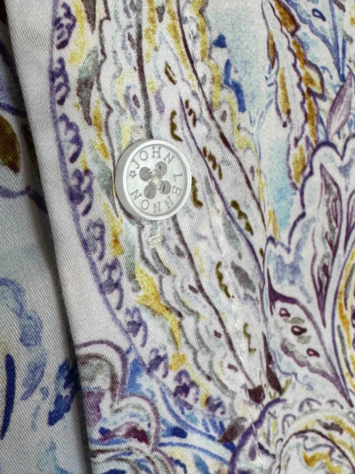 JOHN LENNON Mens Huddersfield  Long Sleeve Shirt - Paisley, MENS SHIRTS, JOHN LENNON, Elwood 101