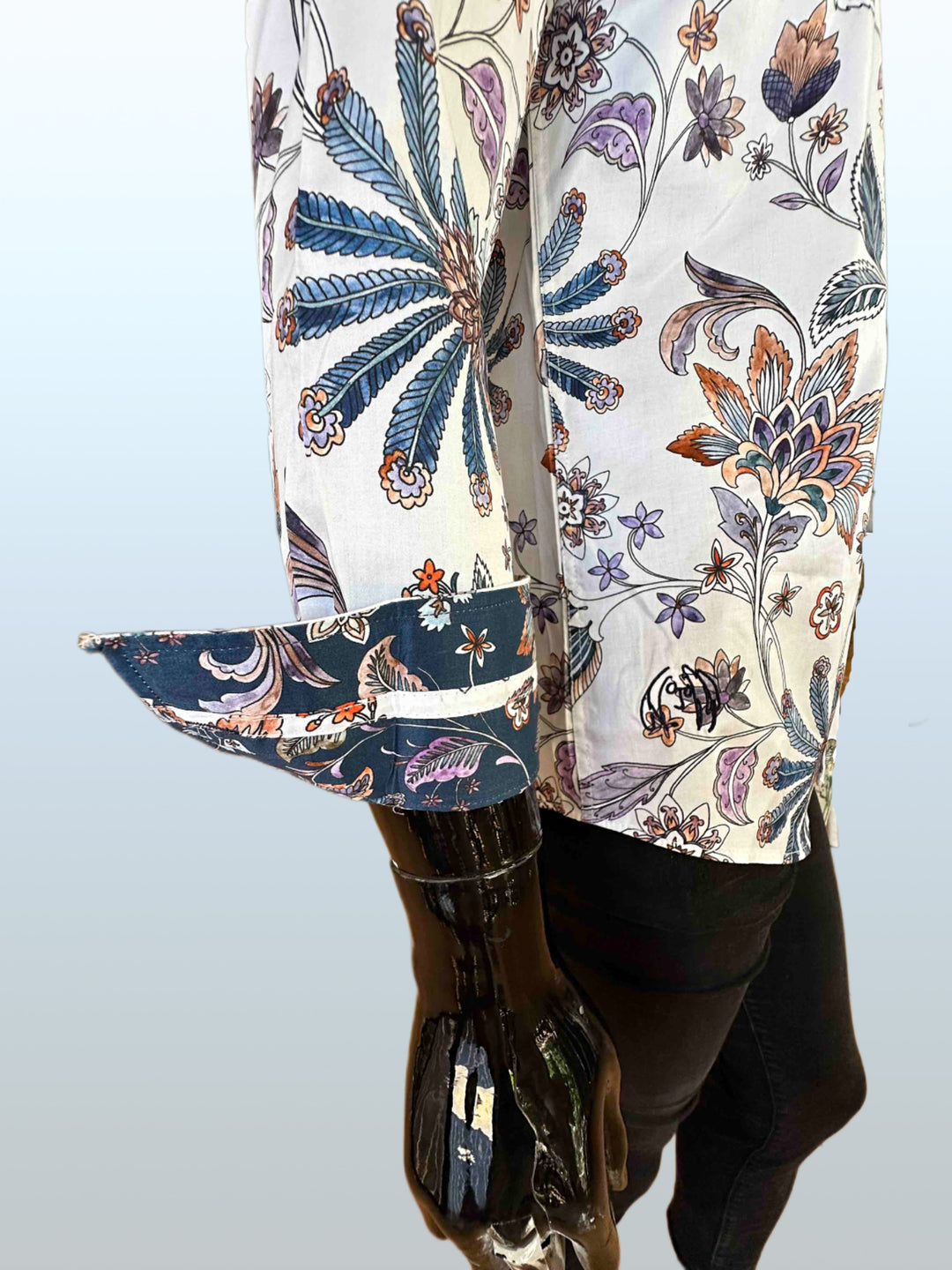JOHN LENNON Mens Leeds Paisley Shirt - White, MENS SHIRTS, JOHN LENNON, Elwood 101