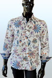 JOHN LENNON Mens Leeds Paisley Shirt - White, MENS SHIRTS, JOHN LENNON, Elwood 101