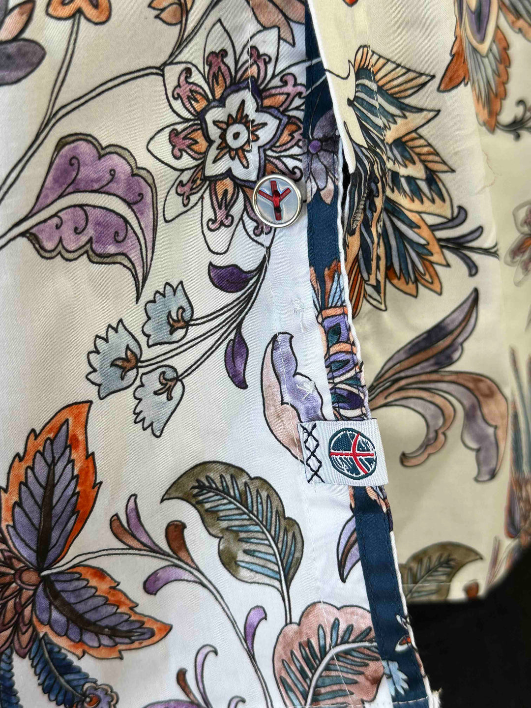 JOHN LENNON Mens Leeds Paisley Shirt - White, MENS SHIRTS, JOHN LENNON, Elwood 101