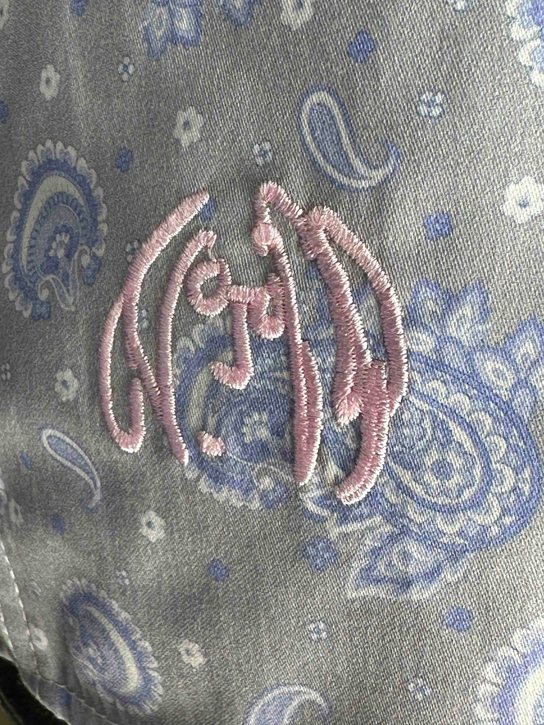 JOHN LENNON Mens Newport Long Sleeve Paisley Shirt - Mist, MENS SHIRTS, JOHN LENNON, Elwood 101