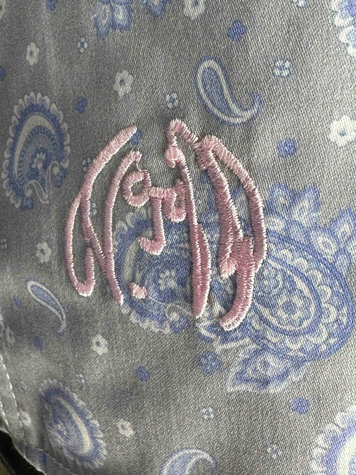 JOHN LENNON Mens Newport Long Sleeve Paisley Shirt - Mist, MENS SHIRTS, JOHN LENNON, Elwood 101