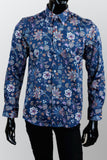 JOHN LENNON Mens Pomeroy Long Sleeve Shirt Ink, MENS SHIRTS, JOHN LENNON, Elwood 101