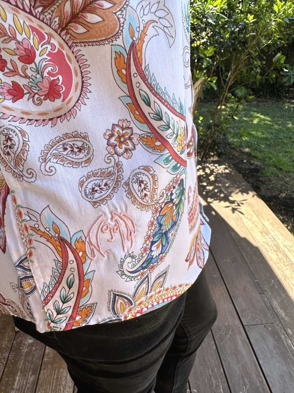 JOHN LENNON Mens Stoke Long Sleeve Paisley Shirt - White, MENS SHIRTS, JOHN LENNON, Elwood 101