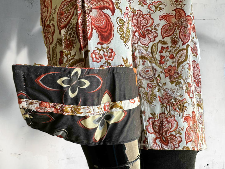 JOHN LENNON Mens Tyne Long Sleeve Paisley Shirt - Khaki, MENS SHIRTS, JOHN LENNON, Elwood 101