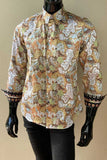 JOHN LENNON Mens Watford Long Sleeve Paisley Shirt - Mustard, MENS SHIRTS, JOHN LENNON, Elwood 101