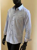 JOHN LENNON Mens Wilton Long Sleeve Shirt - Sky Blue, MENS SHIRTS, JOHN LENNON, Elwood 101