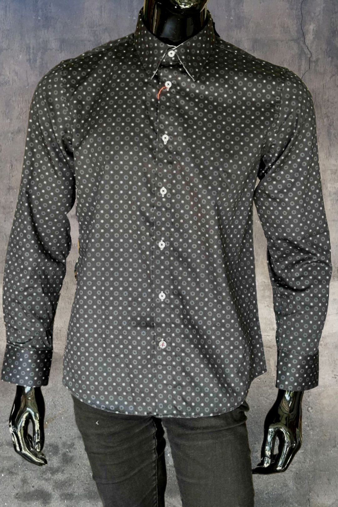 JOHN LENNON Mens Yarmouth Long Sleeve Shirt - Black, MENS SHIRTS, JOHN LENNON, Elwood 101