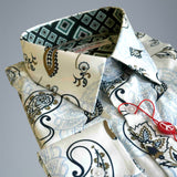 JOHN LENNON Mens Ashbury Long Sleeve Paisley Shirt - White, MENS SHIRTS, JOHN LENNON, Elwood 101