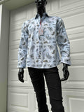 JOHN LENNON Mens Ashbury Long Sleeve Paisley Shirt - White