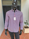 JOHN LENNON Mens Barrow Long Sleeve Shirt - Midnight, MENS SHIRTS, JOHN LENNON, Elwood 101