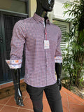 JOHN LENNON Mens Barrow Long Sleeve Shirt - Midnight, MENS SHIRTS, JOHN LENNON, Elwood 101