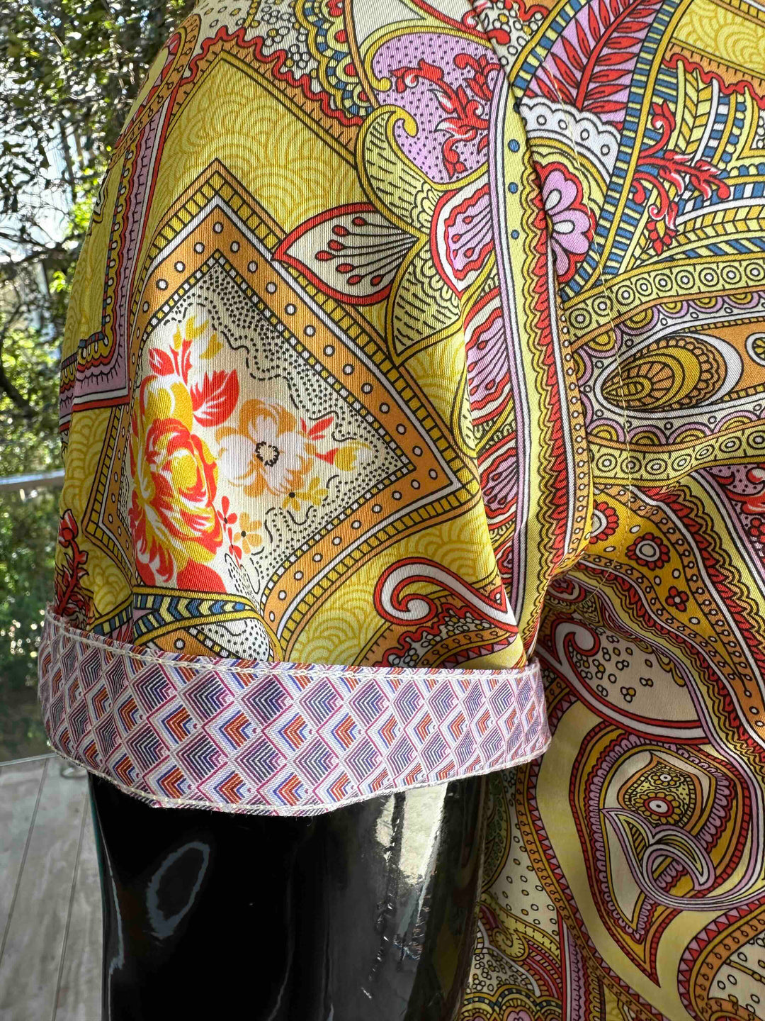 JOHN LENNON Mens Bath Short Sleeve Paisley Shirt in Multi