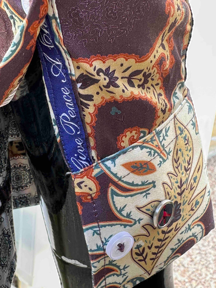 JOHN LENNON Mens Bradbury Long Sleeve Paisley Shirt - Plum, MENS SHIRTS, JOHN LENNON, Elwood 101