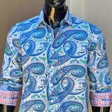 JOHN LENNON Mens Brakley Long Sleeve Shirt - White, MENS SHIRTS, JOHN LENNON, Elwood 101