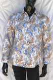 JOHN LENNON Mens Bromley Paisley Long Sleeve Shirt - White, MENS SHIRTS, JOHN LENNON, Elwood 101