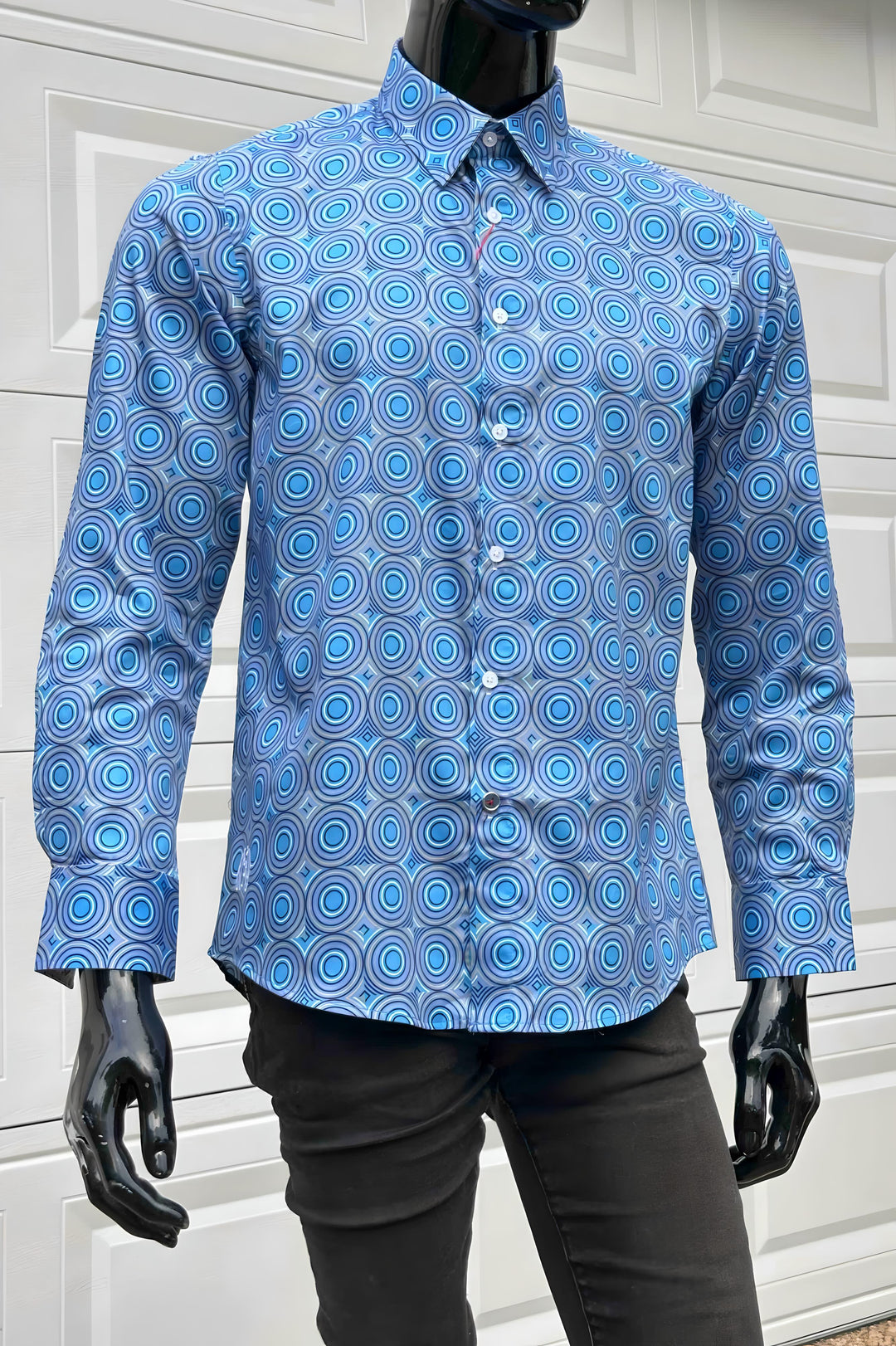 JOHN LENNON Mens Castleton Long Sleeve Shirt - Sapphire, MENS SHIRTS, JOHN LENNON, Elwood 101