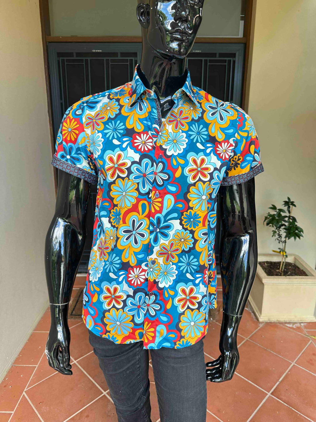 JOHN LENNON Mens Chippenham Short Sleeve Shirt - Multi, MENS SHIRTS, JOHN LENNON, Elwood 101
