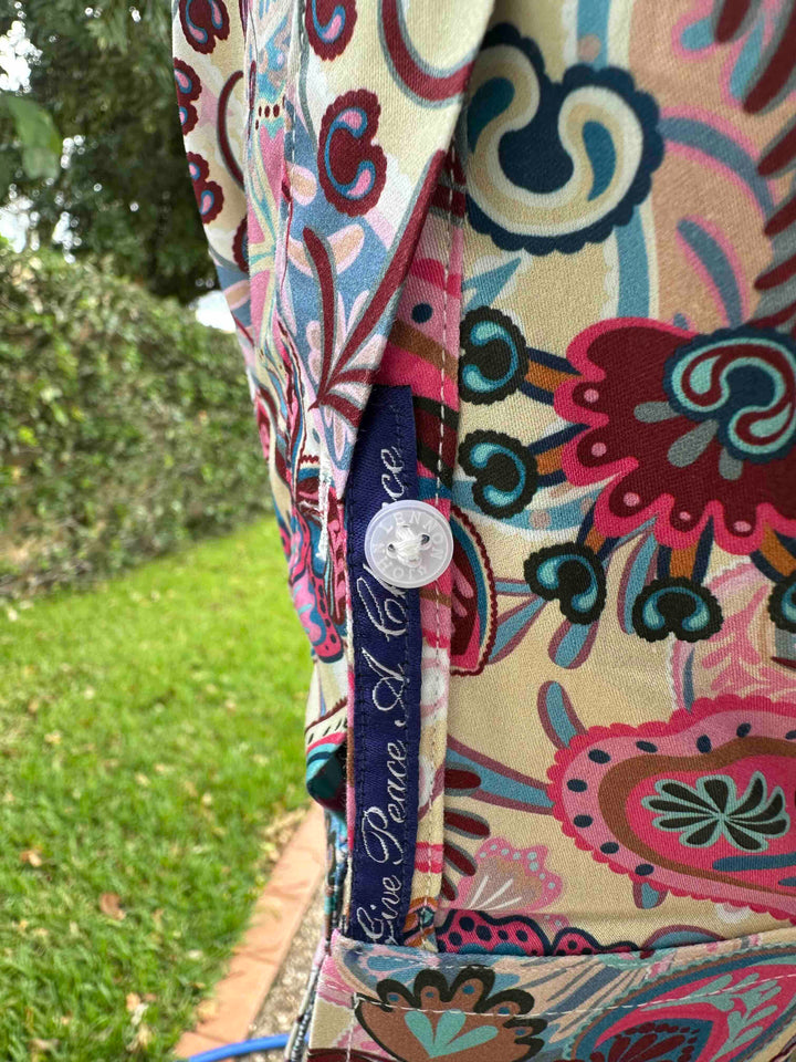 JOHN LENNON Mens Clifton Long Sleeve Shirt - White Floral Paisley, MENS SHIRTS, JOHN LENNON, Elwood 101