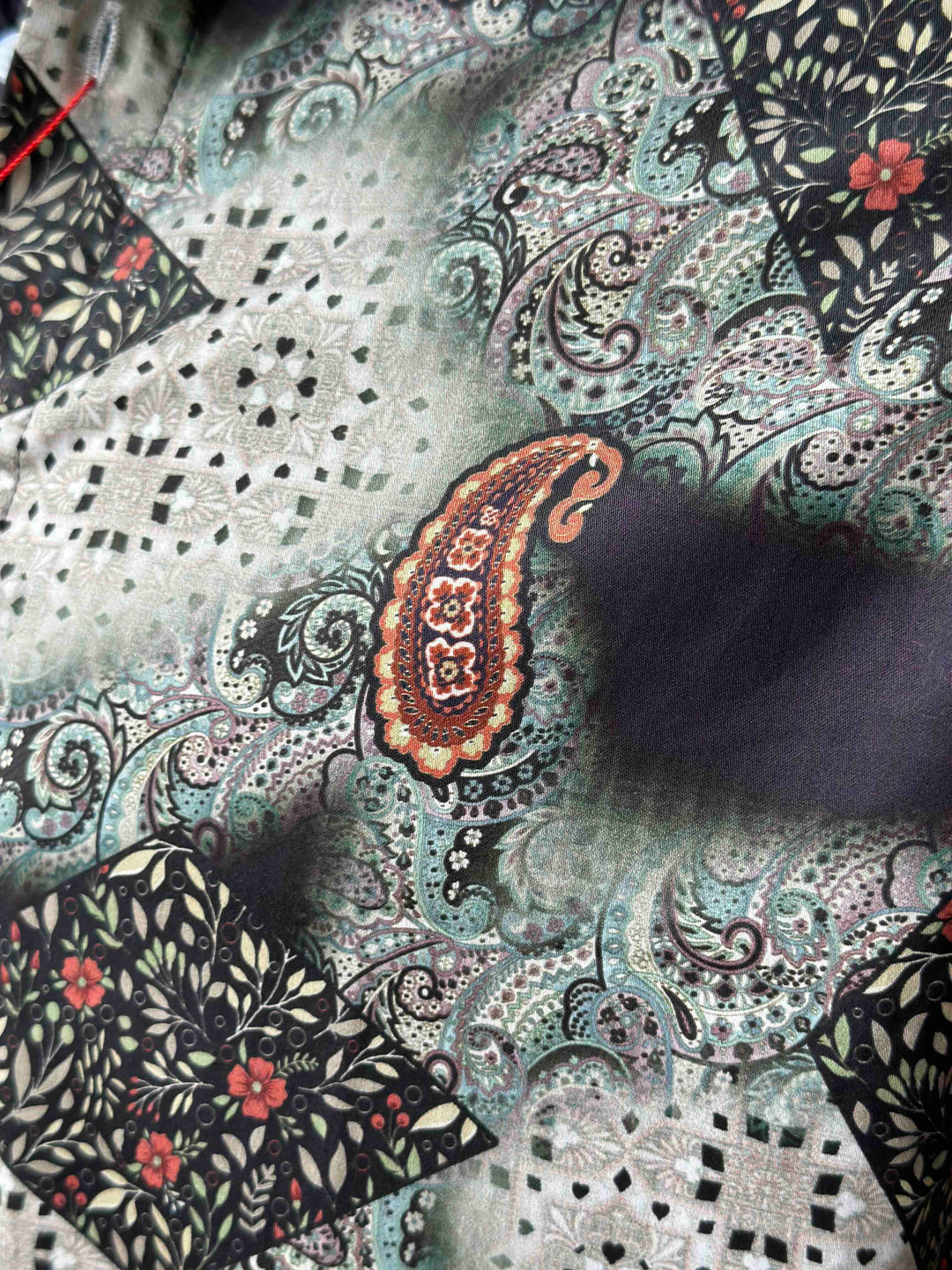 JOHN LENNON Mens Colchester Paisley Long Sleeve Shirt - Black, MENS SHIRTS, JOHN LENNON, Elwood 101