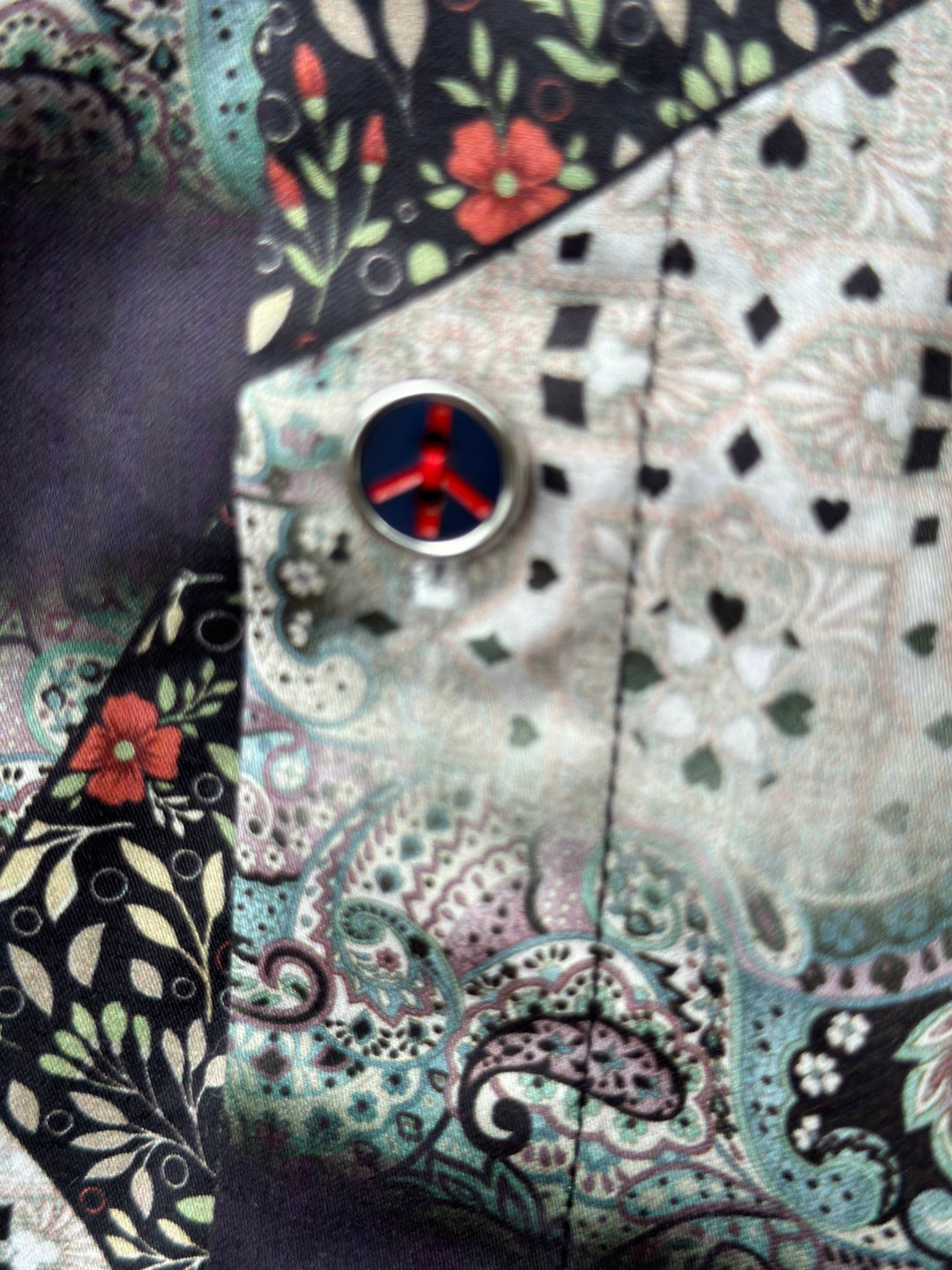 JOHN LENNON Mens Colchester Paisley Long Sleeve Shirt - Black, MENS SHIRTS, JOHN LENNON, Elwood 101