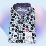 JOHN LENNON Mens Crewe Long Sleeve Shirt - White, MENS SHIRTS, JOHN LENNON, Elwood 101