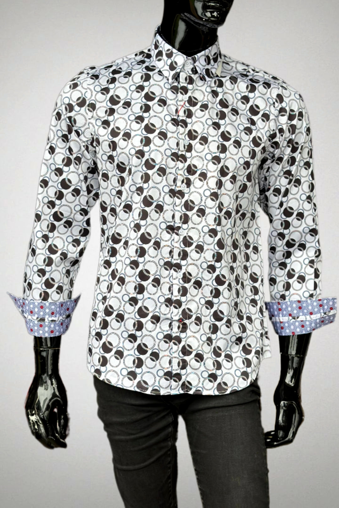 JOHN LENNON Mens Crewe Long Sleeve Shirt - White, MENS SHIRTS, JOHN LENNON, Elwood 101