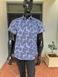 JOHN LENNON Mens Evesham Short Sleeve Shirt - Sky, MENS SHIRTS, JOHN LENNON, Elwood 101