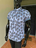 JOHN LENNON Mens Evesham Short Sleeve Shirt - Sky, MENS SHIRTS, JOHN LENNON, Elwood 101