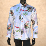 JOHN LENNON Mens Fleetwood Long Sleeve Shirt - White, MENS SHIRTS, JOHN LENNON, Elwood 101