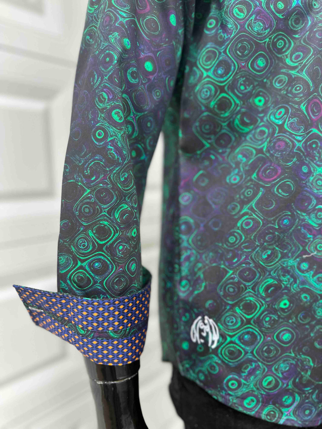 JOHN LENNON Mens Flixton Long Sleeve Shirt - Storm Green, MENS SHIRTS, JOHN LENNON, Elwood 101