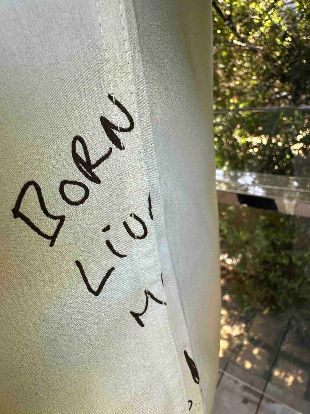 JOHN LENNON Mens Four Lane Short Sleeve Shirt in Khaki