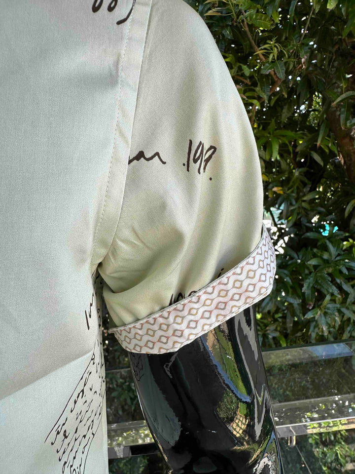 JOHN LENNON Mens Four Lane Short Sleeve Shirt in Khaki