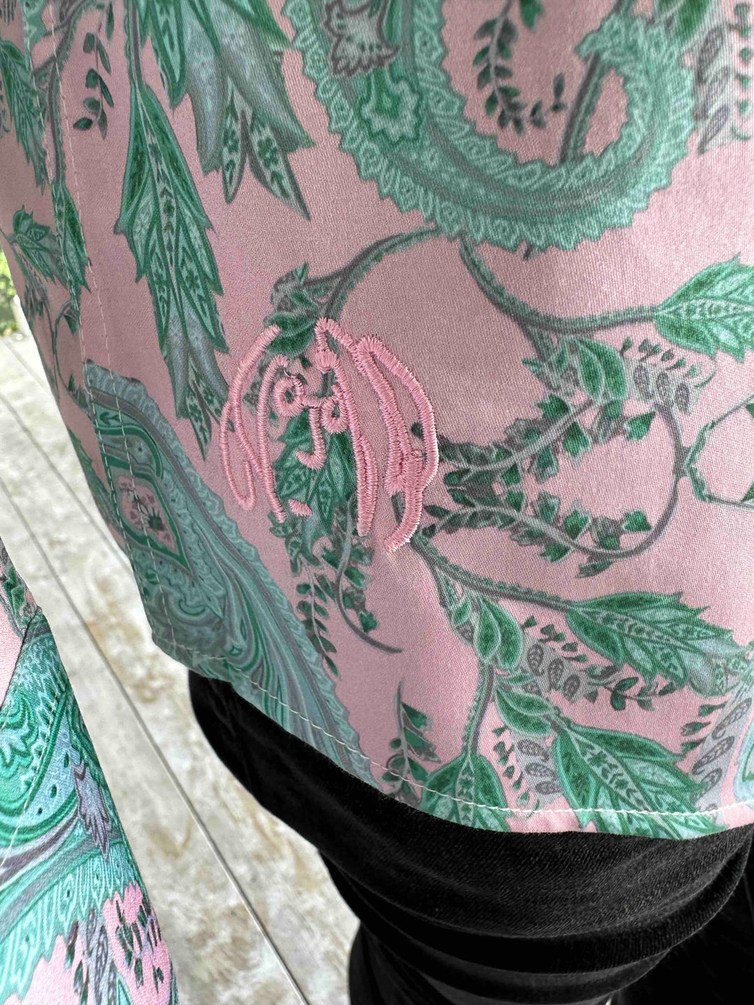 JOHN LENNON Mens Gosport Long Sleeve Paisley Shirt in Mint, MENS SHIRTS, JOHN LENNON, Elwood 101