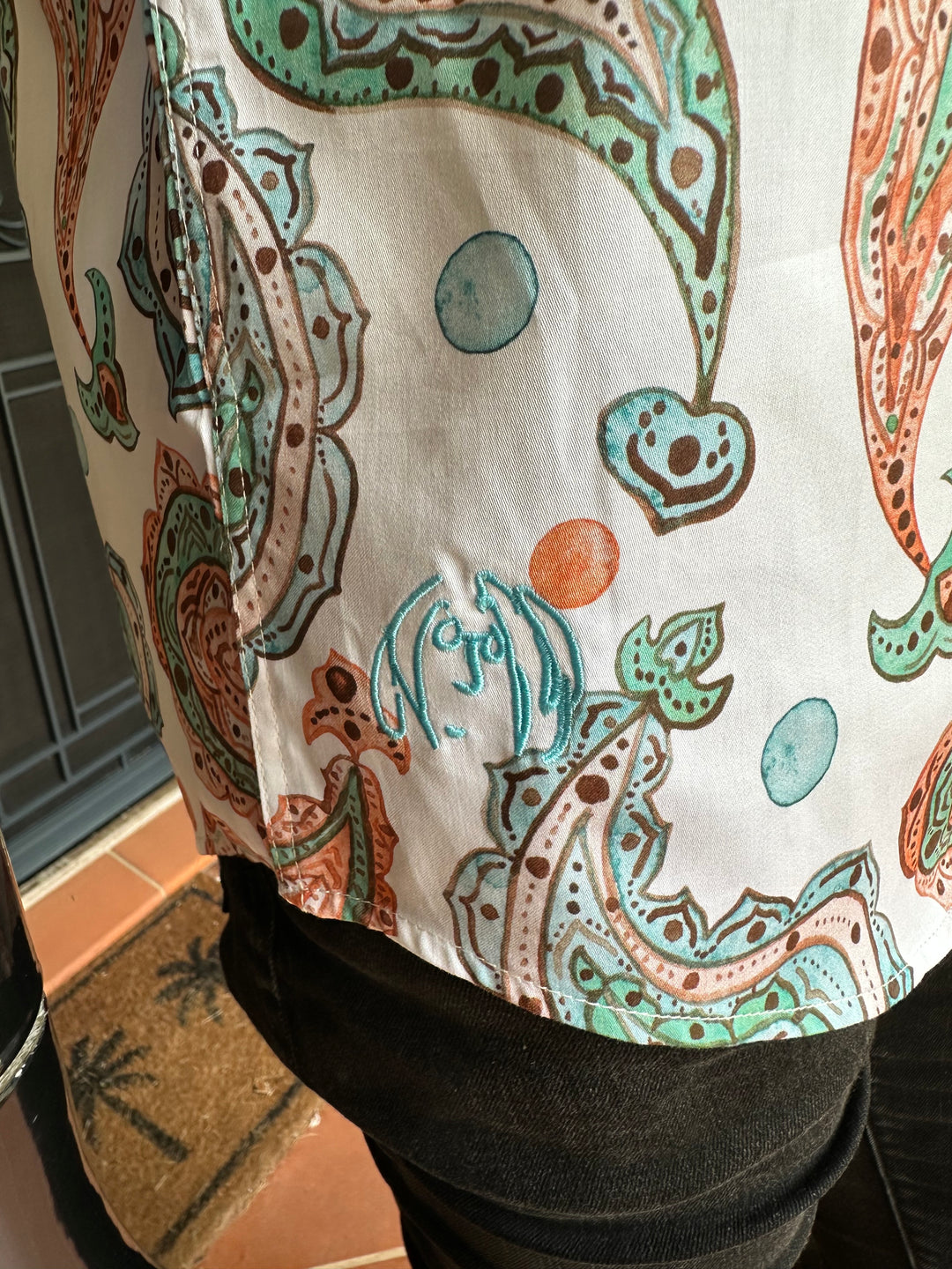JOHN LENNON Mens Hadley Short Sleeve Paisley Shirt - White, MENS SHIRTS, JOHN LENNON, Elwood 101