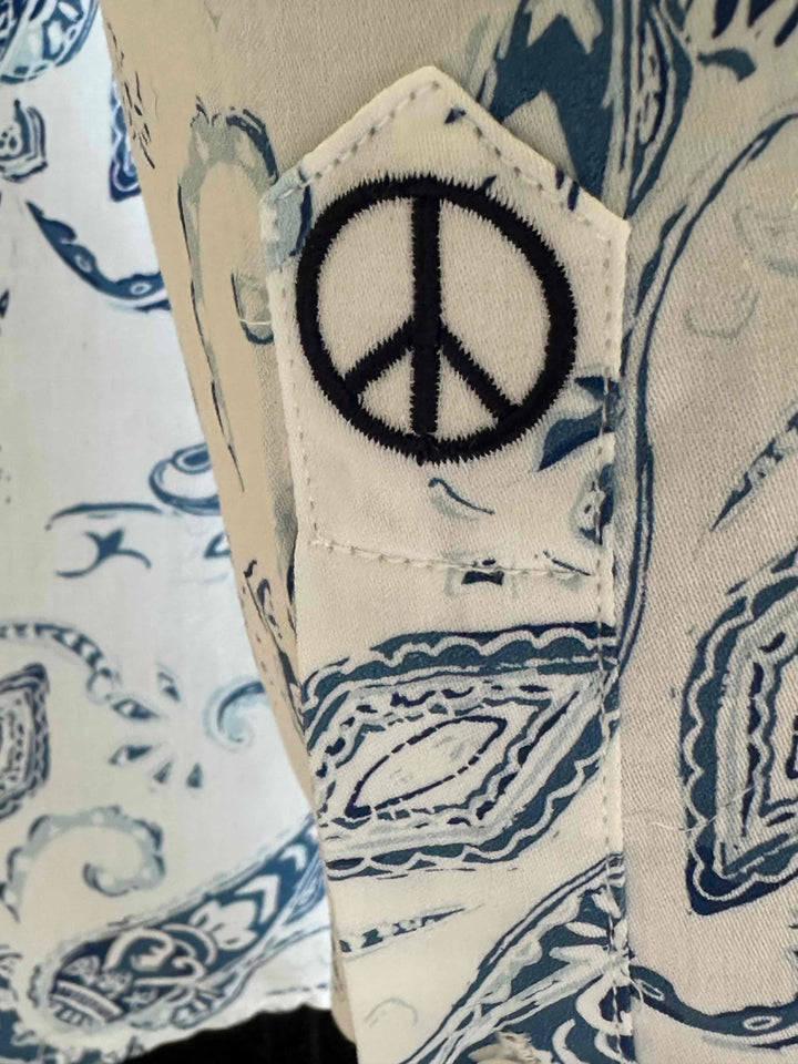 JOHN LENNON Mens Hampton Long Sleeve Shirt - White, MENS SHIRTS, JOHN LENNON, Elwood 101