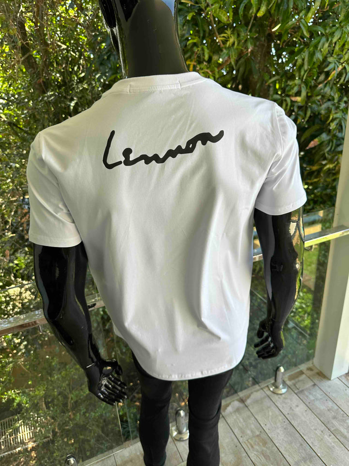 JOHN LENNON Mens Imagine T-Shirt in White